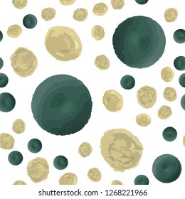 Seamless texture in Polka-Dot. This Endless pattern can be used for for your design, textile,  pattern fills, posters, cards, web page background etc. Pattern under the mask. Vector.