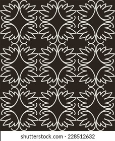 seamless texture recurring motive, light pattern on a dark background solemn, festive, gala, triumphant, ceremonious, aristocrat