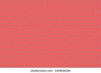 Seamless texture of red brick wall.