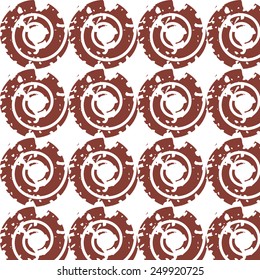 Seamless texture - red circles as a target