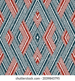 Seamless texture with red and green segments. Seamless vector illustration eps 10.