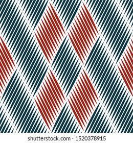 Seamless texture with red oblique segments.