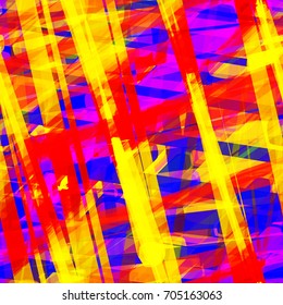 Seamless texture with red, yellow, violet purple diagonal stripes Abstract vector background for web page, banners, fabric, home decor, wrapping 