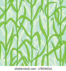 Seamless texture with reeds.Copy that square to the side,you'll get seamlessly tiling pattern which gives the resulting image the ability to be repeated or tiled without visible seams.