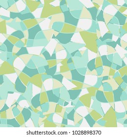 Seamless texture resembling a colored stained glass window. Summer colors. Very fashionable.