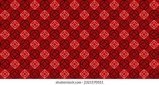 Seamless texture retro geometric ornamental pattern