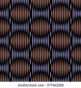 seamless texture with retro style circles made of stripes