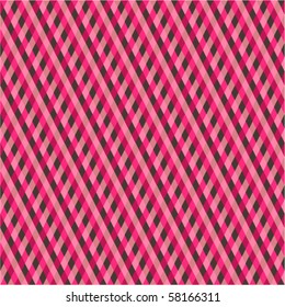 Seamless texture with rhomb, striped pattern