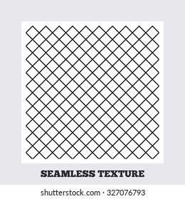 Seamless texture. Rhombus lines texture. Stripped geometric seamless pattern. Modern repeating stylish texture. Flat pattern on white background. Vector