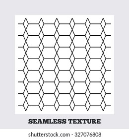 Seamless texture. Rhombus lines texture. Stripped geometric seamless pattern. Modern repeating stylish texture. Flat pattern on white background. Vector