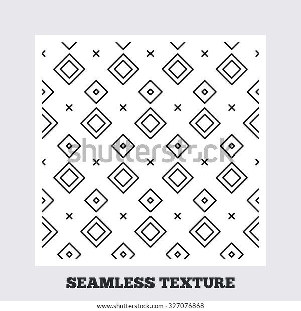 Seamless Texture Rhombus Lines Texture Stripped Stock Vector Royalty Free 327076868