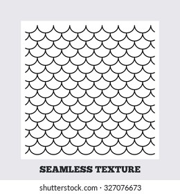 Seamless texture. Roof tile lines texture. Stripped geometric seamless pattern. Modern repeating stylish texture. Flat pattern on white background. Vector