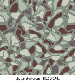Seamless texture roughly imitating masonry. Camouflage for hunting, tourism, fishing and fashion. Drawing for backgrounds and design.
