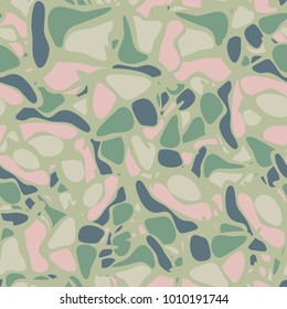 Seamless texture roughly imitating masonry. Camouflage for hunting, tourism, fishing and fashion. Drawing for backgrounds and design.