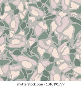 Seamless texture roughly imitating masonry. Camouflage for hunting, tourism, fishing and fashion. Drawing for backgrounds and design.