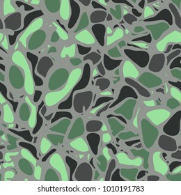 Seamless texture roughly imitating masonry. Camouflage for hunting, tourism, fishing and fashion. Drawing for backgrounds and design.