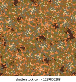 Seamless texture. Rusty colors. Camouflage.