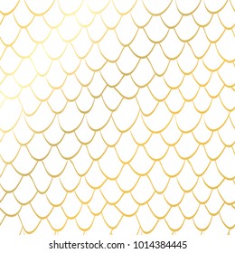 seamless texture scales gold Glitter mermaid tail seamless pattern Tillable background for girl fabric, textile design, wrapping paper, swimwear or wallpaper. White mermaid background with fish skin.