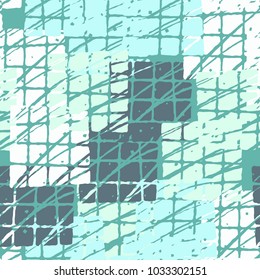 Seamless texture of scratched squares.
Humorous camouflage.