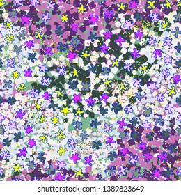 Seamless texture. Similar to amoeba spots are scattered on an abstract background.