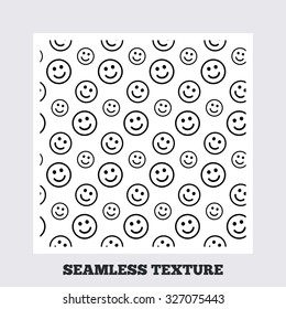Seamless texture. Smile lines texture. Stripped geometric seamless pattern. Modern repeating stylish texture. Flat pattern on white background. Vector