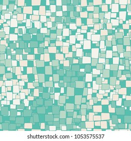 Seamless texture of smoothed quadrangles.
The elements are grouped in staggered order. The groups of elements are randomly scattered.