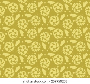 Seamless texture of soccer balls football boots and hands like a star