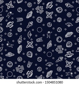 Seamless texture "Space". Great for scrapbooking.
