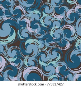 Seamless texture from spiral smears.