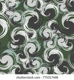 Seamless texture from spiral smears.