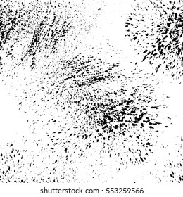 Seamless texture with spots, splashes and scratches. Splattered ink. Repeated pattern. It can be used to design of fabric or any backgrounds.