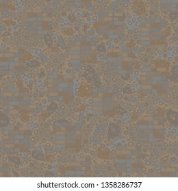 Seamless texture. Square brick walls on the abstract background.