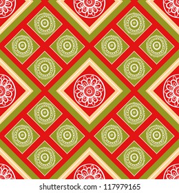 Seamless texture with squares, mosaic endless pattern.