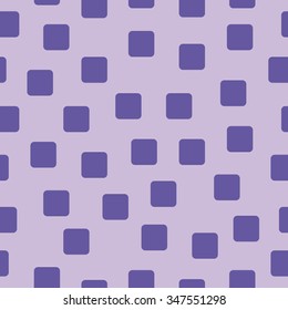 Seamless texture of the squares on violet. Vector illustration.