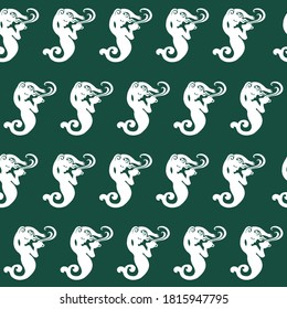 seamless texture starbucks Mermaid abstract silhouette emblem vector