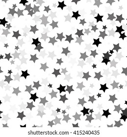 Seamless texture with stars. Starry sky. Star background.