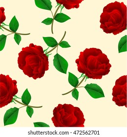Seamless texture stem  Rose Purple vintage vector illustration