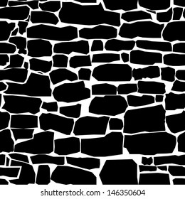 seamless texture of stone wall