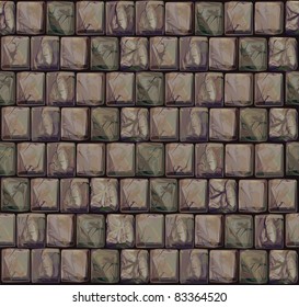 Seamless texture of stones in brown colors.