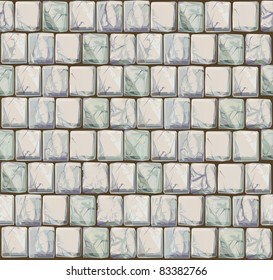 Seamless texture of stones in white colors.