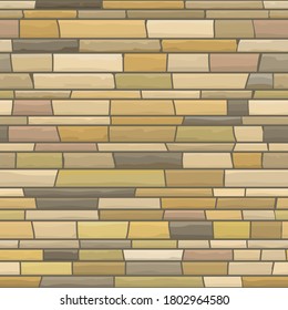 Seamless texture of stonewall. Vector illustration of stone background.