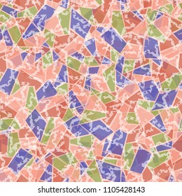 Seamless texture with a superimposed grid composed of five-pointed stars.