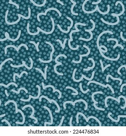 seamless texture with swirls, illustration