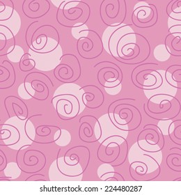 seamless texture with swirls, illustration