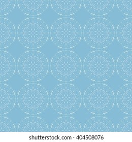 seamless texture of symmetric circular ornaments drawn by hand. vector illustration