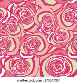 seamless texture with tracery floral pattern. Vector illustration