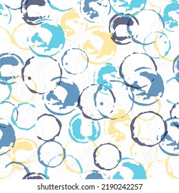 Seamless texture with transparent multi-colored sweets. 