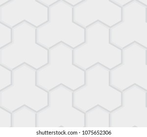 Seamless texture or trihex pattern vector design. Concrete paver block pavement floor or brick for landscape, outdoor, garden by paving on ground. That patio, sidewalk, road, street, driveway or path.