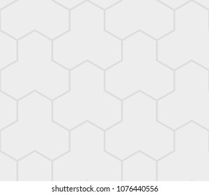 Seamless texture or trihex pattern vector design. Concrete paver block pavement floor or brick for landscape, outdoor, garden by paving on ground. That patio, sidewalk, road, street, driveway or path.