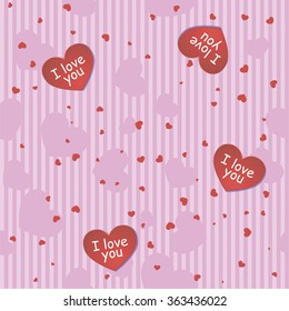seamless texture for Valentine's Day